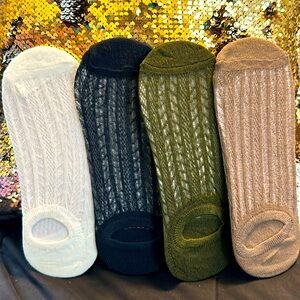 4 Pair of Footie Socks Bundle - Brand New